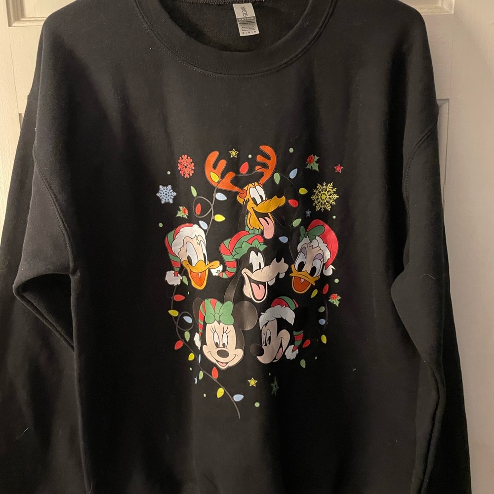 Disney Christmas crew neck